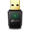 TP-LINK TP LINK Antenna USB AC600 1T1R 433Mbps at 5GHz + 150Mbps at 2.4GHz 802.11ac/a/b/g/n USB 2.0 WPS Button 1 internal antenna