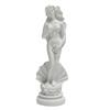 KIKITOY Statua di Afrodite la nascita di Venere, 19 cm, scultura greca romana dea, statuetta artistica in resina fatta a mano, classica statua bianca, decorazione per casa e ufficio