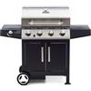 Sochef Barbecue A Gas Sochef Golosone 4 Cottura A Pietra Lavica O Australiano Cod. G43240 Con 4 Bruciatori