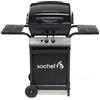 Sochef Barbecue A Gas Sochef Pepito Cottura A Pietra Lavica Cod. G20723 Con Due Bruciatori