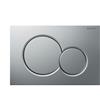 Geberit - Placca Di Comando Con Doppio Pulsante Modello: Sigma01 115.770.46.5 Cromo Satinato