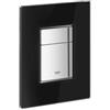 Grohe - Piastra Di Azionamento (Placca) Skate Cosmopolitan In Vetro Nero 38845ks0
