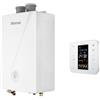 Rinnai Caldaia Rinnai A Condensazione Momiji 29 Kw Con Cronotermostato Wi-Fi Integrato Completa Di Kit Scarico Fumi Gpl Low Nox- New