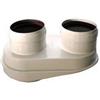 Kit Sdoppiato Per Scarico Fumi 80/80