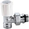 Caleffi Valvola Termostatizzabile Predisposta Per Comandi Termostatici, Elettrotermici, Elettronici Versione A Squadra 3/8 Rame - Codice 338302