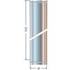 Cordivari Canna Fumaria Mm 1000 o80 Monoparete Acciaio Inox Aisi 304 - Cordivari