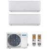 Baxi Climatizzatore Condizionatore Baxi Inverter Dual Split Astra 9000+12000 Con Lsgt50-2m R-32 Wi-Fi Ready -New 9+12