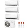 Ferroli Climatizzatore Condizionatore Ferroli Trial Split Inverter R-32 Serie Giada M 9000+9000+12000 Con 21-3 Wi-Fi Integrato - Novita'