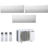 Mitsubishi Electric Climatizzatore Condizionatore Mitsubishi Electric Trial Split Inverter Serie Msz-Bt 9000+9000+12000 Btu Con Mxz-3f54vf Wi-Fi Integrato R-32 9+9+12 A++