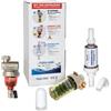 Euroacque Kit Salvacaldaia 1 Defangatore Filtro Magnetico Compatto + Dosatore Polifosfati + Neutralizzatore Condensa