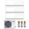Baxi Climatizzatore Condizionatore Baxi Inverter Trial Split Halo Bianco 12000+12000+12000 Con Lsgt70-3m R-3212+12+12 - New