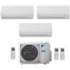 Daikin Climatizzatore Condizionatore Daikin Trial Split Inverter Serie Sensira 9000+9000+12000 Con 3mxf52a R-32 Wi-Fi Optional 9+9+12