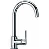 Paini Miscelatore Monocomando Monoforo Per Lavello Paini Le Mans 90cr572 Con Bocca Alta Orientabile