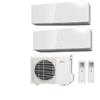 Fujitsu Climatizzatore Condizionatore Fujitsu Dual Split Parete Inverter Serie Kg 9000+9000 Btu Con Aoyg18kbta2 9+9