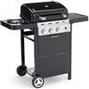 Sochef Barbecue A Gas Sochef Piu' Gusto Cottura Australiano Cod. G21306 Con Due Bruciatori