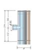 Cordivari Raccordo A T 90deg Femmina o80 Monoparete Acciaio Inox Aisi 316 - Cordivari
