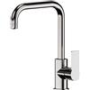 Remer Miscelatore Monocomando Monoforo 90deg Energy Ey72u Per Lavello Con Canna Alta Girevole A "U"