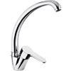 Remer Miscelatore Monocomando Monoforo 90deg Remer Winner W42 Con Canna Alta Girevole