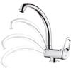 Remer Miscelatore Monocomando Monoforo 90deg Remix Per Lavello Sottofinestra R42r