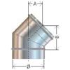 Cordivari Curva 45deg o 80 Monoparete Acciaio Inox Aisi 304 - Cordivari