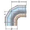 Cordivari Curva 90deg o 80 Monoparete Acciaio Inox Aisi 304 - Cordivari