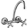 Paini Miscelatore Lavello A Muro Con Bocca Alta Liberty 17cr503