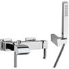 Paini Miscelatore Monocomando Per Vasca Esterno Paini Q 19cr105 Con Doccia "Duplex"