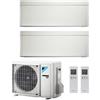 Daikin Climatizzatore Condizionatore Daikin Bluevolution Dual Split Inverter Stylish White R-32 Wi-Fi 12000+12000 Con 2mxm68m9 Ftxa-Aw Garanzia Italiana 12+12