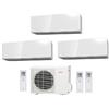 Fujitsu Climatizzatore Condizionatore Fujitsu Trial Split Parete Inverter Serie Kg 7000+7000+12000 Btu Con Aoyg18kbta3 7+7+12