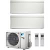 Daikin Climatizzatore Condizionatore Daikin Bluevolution Dual Split Inverter Stylish White R-32 Wi-Fi 7000+15000 Con 2mxm50m9 Ftxa-Aw Garanzia Italiana 7+15