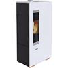 King Stufa A Pellet 5 Kw Mini King 5 Con Telecomando - Colore Bianco