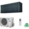 Daikin Climatizzatore Condizionatore Daikin Bluevolution Inverter Stylish Ftxa20bt Blackwood 7000 Btu Wifi A+++ R-32 - New Real Blackwood