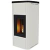 Mcz Stufa A Pellet Ad Aria Ventilata Mcz Mida Air 8 S1 - 8 Kw In Acciaio E Ghisa Colore White Cod. 7122016