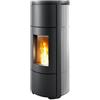 Mcz Stufa A Pellet Canalizzabile Mcz Flow Comfort Air 10 M1 10 Kw In Acciaio Con Rivestimento In Ceramica Bianca - New