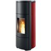 Mcz Stufa A Pellet Canalizzabile Mcz Flow Comfort Air 10 M1 10 Kw In Acciaio Con Rivestimento In Ceramica Bordeaux - New