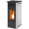 Mcz Stufa A Pellet Canalizzabile Mcz Maggie Kw 10 Bianca Comfort Air 10s1
