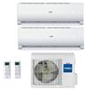 Haier Climatizzatore Condizionatore Haier Dual Split Inverter Geos Plus R-32 12000+12000 Con 2u50meffra Wifi Integrato- New