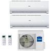 Haier Climatizzatore Condizionatore Haier Dual Split Inverter Geos Plus R-32 9000+9000 Con 2u40meffra Wifi Integrato- New