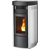 Mcz Stufa A Pellet Mcz Musa Hydromatic 24 In Acciaio - 24 Kw Bianca