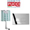 Pucci Cassetta Di Scarico Da Incasso Modello Pucci Eco Completa Di Placca Eco Linea Cromata