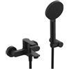 Remer Miscelatore Monocomando Energy Ey02no Per Vasca Con Deviatore Integrato - Nero Opaco