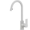 Remer Miscelatore Monocomando Energy Ey84bo Per Lavello Con Canna Alta Girevole - Bianco Opaco