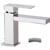 Remer Miscelatore Monocomando Q-Design Qd10 Per Lavabo Con Scarico Quadrato