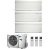 Daikin Climatizzatore Condizionatore Daikin Bluevolution Trial Split Inverter Stylish White R-32 Wi-Fi 9000+9000+12000 Con 3mxm52n - 9+9+12 Ftxa-Aw -Garanzia Italiana