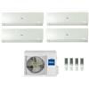 Haier Climatizzatore Condizionatore Haier Quadri Split Inverter Flexis Plus White R-32 7000+7000+9000+18000 Con 4u75s2sr3fa Wi-Fi Hon New 7+7+9+18