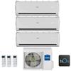 Haier Climatizzatore Condizionatore Haier Trial Split Inverter Tundra Plus R-32 7000+9000+12000 Con 3u55s2sr3fa Wi-Fi Integrato 7+9+12 - New