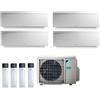 Daikin Climatizzatore Condizionatore Daikin Quadri Split Inverter Serie 3 Ftxj R-32 Emura Iii Bianco Bluevolution 7000+7000+7000+15000 Con 4mxm68n9 Wi-Fi Incluso - New -7+7+7+15