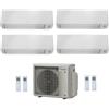Daikin Climatizzatore Condizionatore Daikin Quadri Split Inverter Serie A Ftxm R-32 Perfera All Seasons Bluevolution 7000+9000+12000+18000 Con 4mxm68a9 Wi-Fi Incluso - New -7+9+12+18