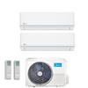 Midea Climatizzatore Condizionatore Midea Dual Split Inverter Evolution R-32 9000+9000 Btu Con M2od-18hfn8-Q Wi-Fi Incluso - New - 9+9