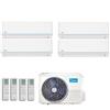 Midea Climatizzatore Condizionatore Midea Quadri Split Inverter Evolution R-32 9000+9000+9000+9000 Btu Con M4oe-28hfn8-Q Wi-Fi Incluso- New - 9+9+9+9